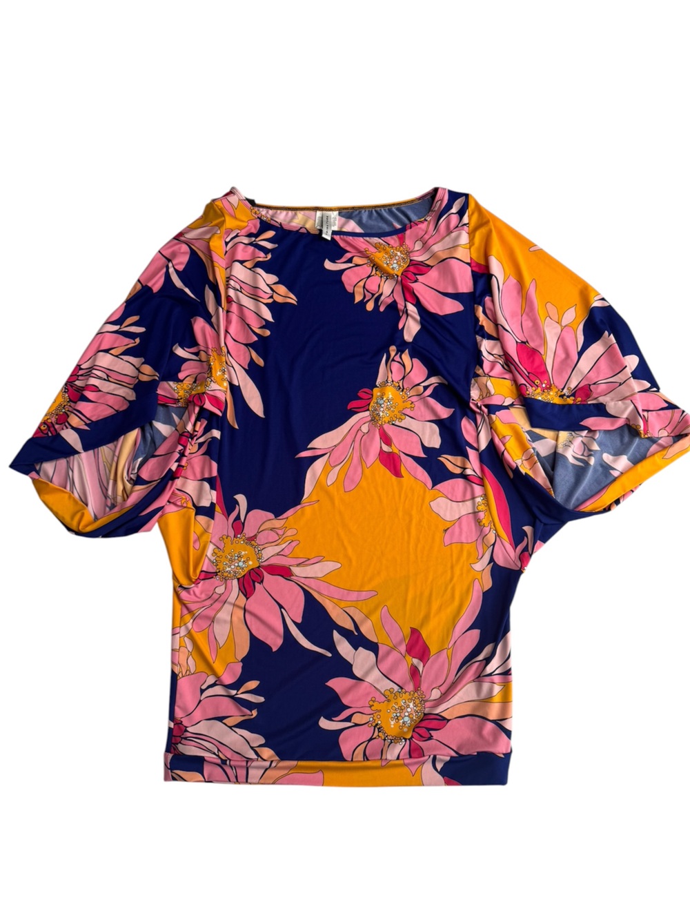 Trina Turk Breeze Floral Swim Tunic Cover Up Size M NWT - Picture 3 of 8